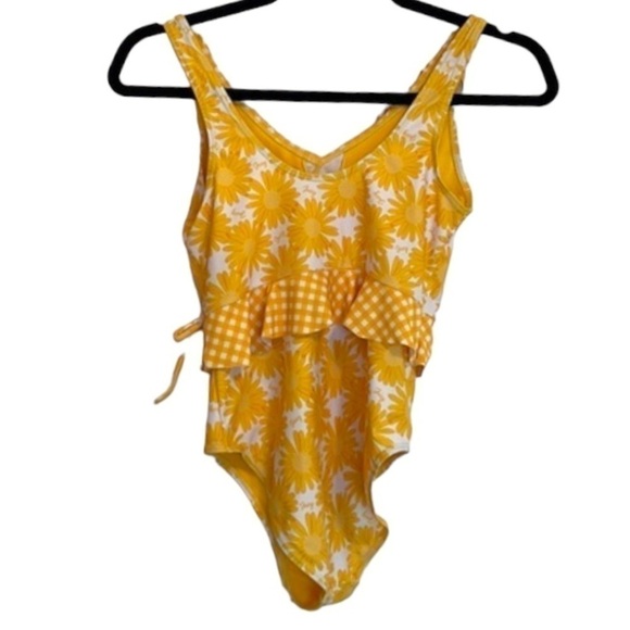 Juicy Couture Girls Yellow Daisy Swimsuit - Picture 2 of 5